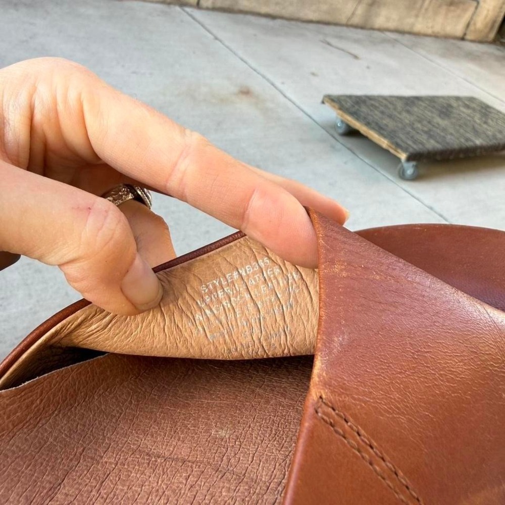 Madewell Layne Leather Clog Slides - Picture 5 of 7